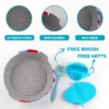 Round Silicon Air Fryer Liner - Image 5