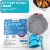Round Silicon Air Fryer Liner - Image 2